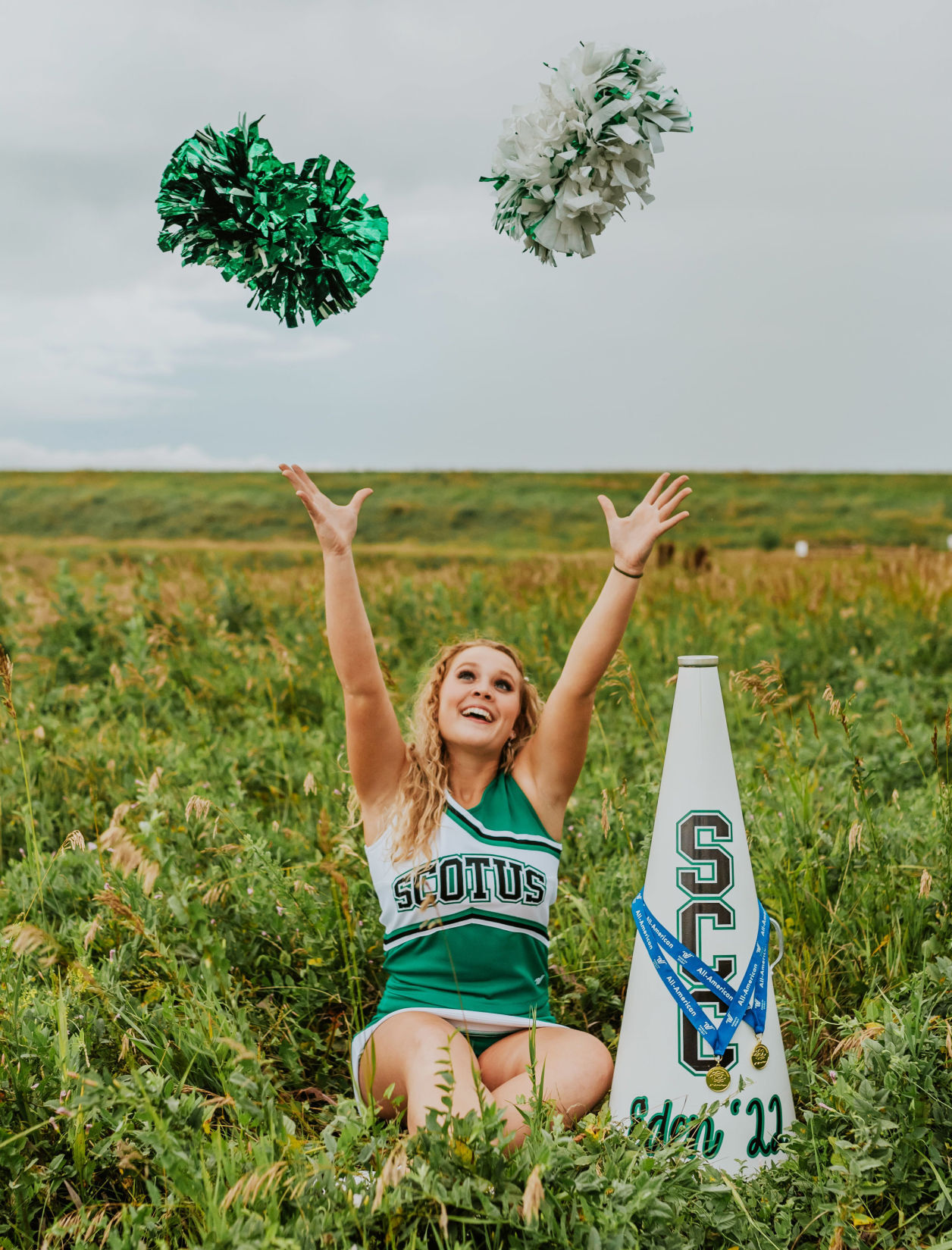 Eden Broberg cheerleading